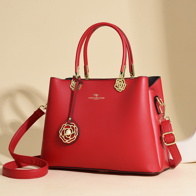 Women's Large Capacity Commuter Style Soft Fabric Handbags