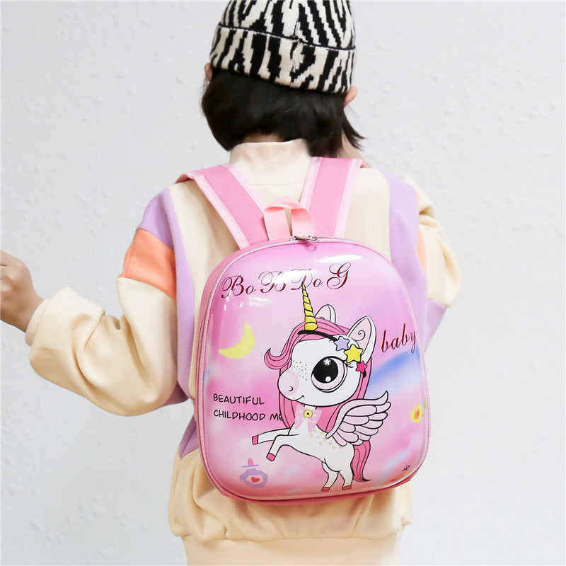 Children's Cartoon Animal Hardshell Boy Toy Kindergarten School Bags