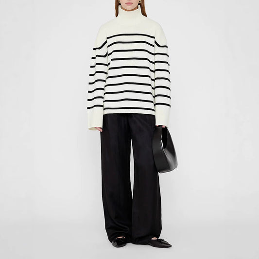 Women's Clearance At Loss No Classic Loose Striped Sweaters