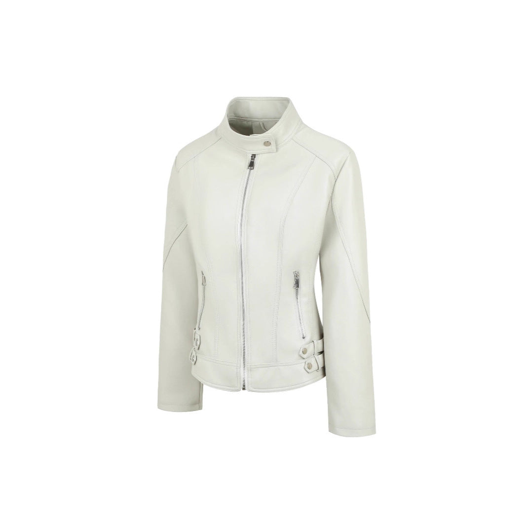 Fit Casual Versatile Long Sleeves Stand Collar Jackets