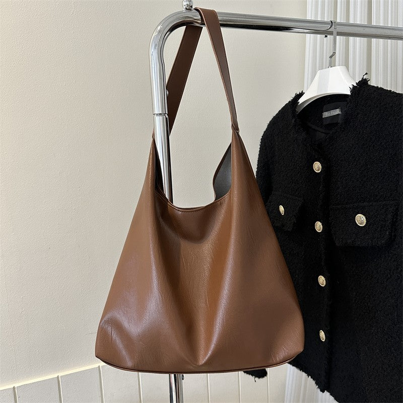 Women's Large Capacity Winter Korean Texture Trendy Tote Bags