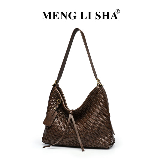 Women's Retro Hand-woven Fashion Underarm Commuter Bags