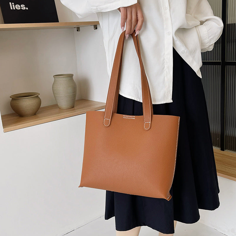 Handmade Material Vegetable Basket Large Capacity Commuter Bags