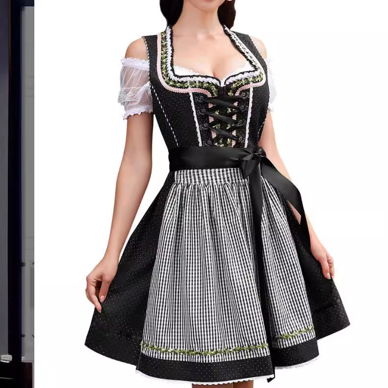 Women's Promotional Services Halloween Maid Sexy Mini Dresses
