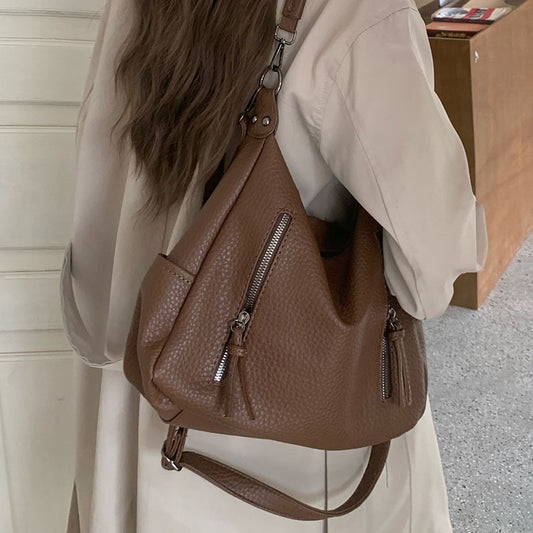 Women's Trendy Retro Underarm Niche Large Capacity Shoulder Bags