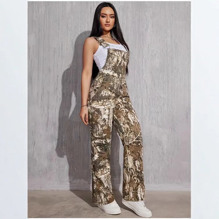 Women's Casual Summer Loose Pockets Straight Wide Pants