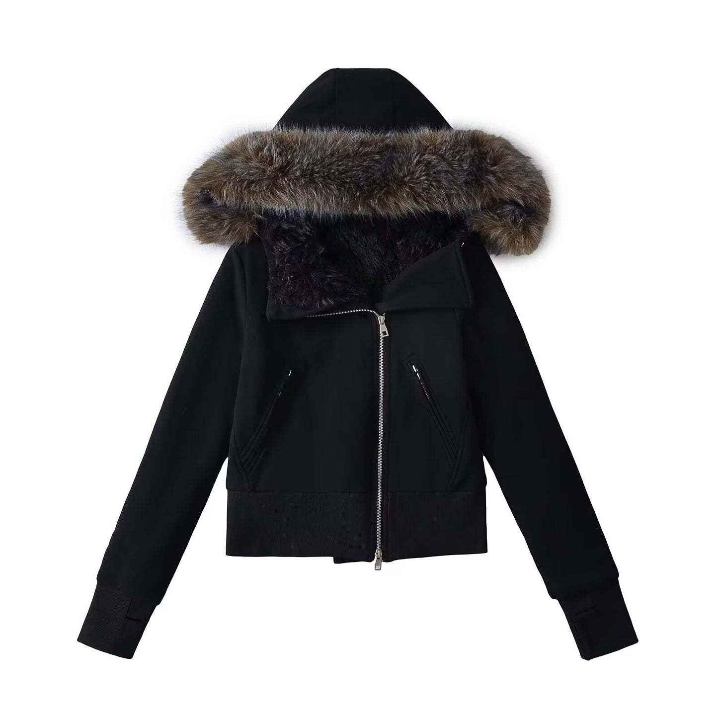 Women's Hot High Sense Big Fur Collar Sweaters