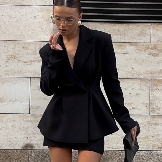 Women's Pure Desire Style Long Sleeve Waist Suits