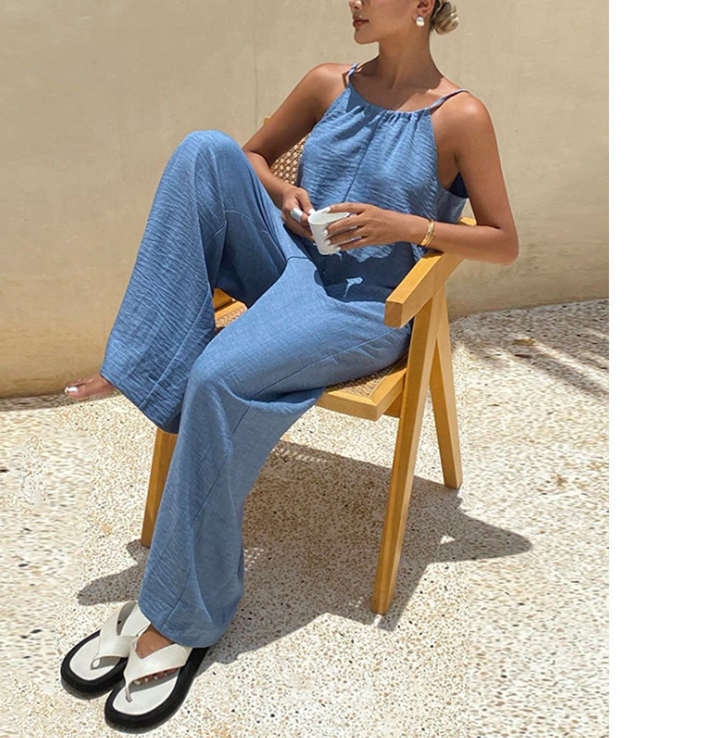 Fashion Women's Summer Commuter Sleeveless Jump Jumpsuits