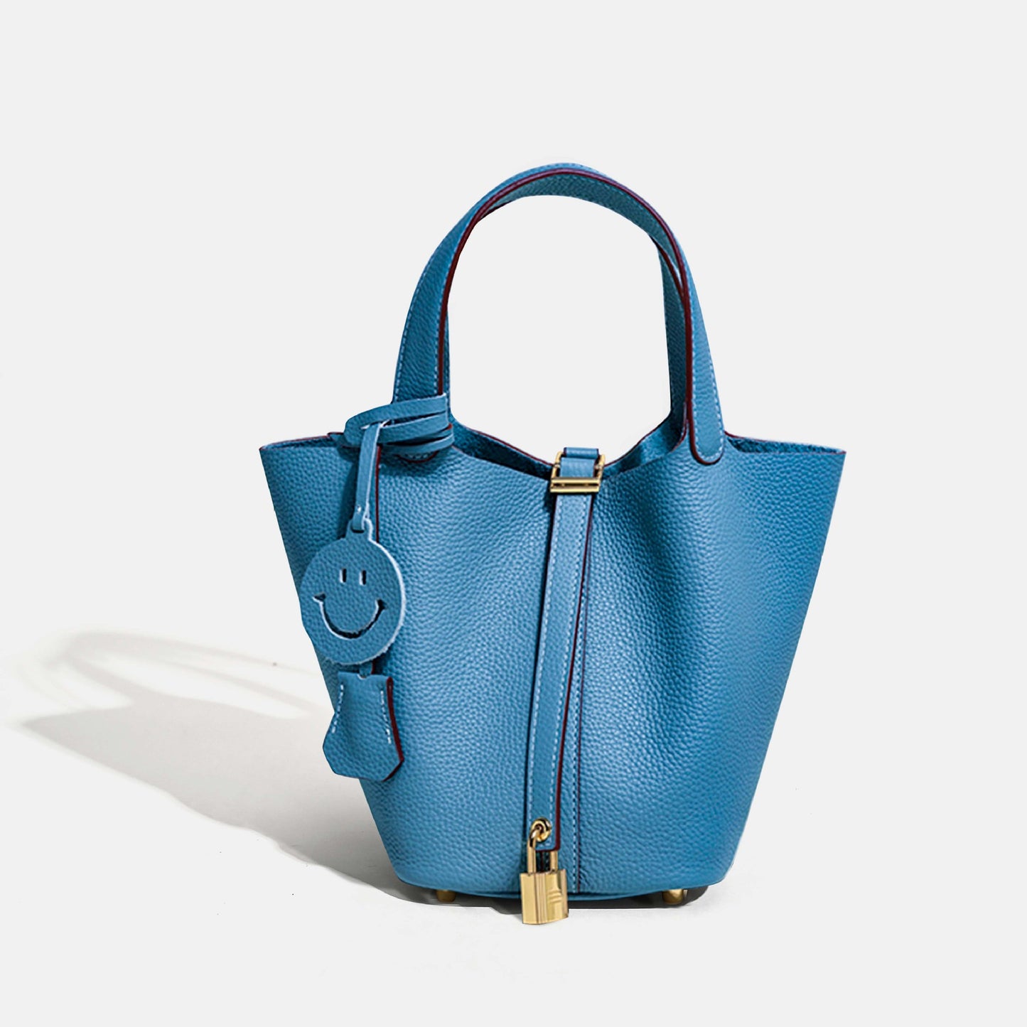 Women's First Layer Cowhide Vegetable Basket Handbags