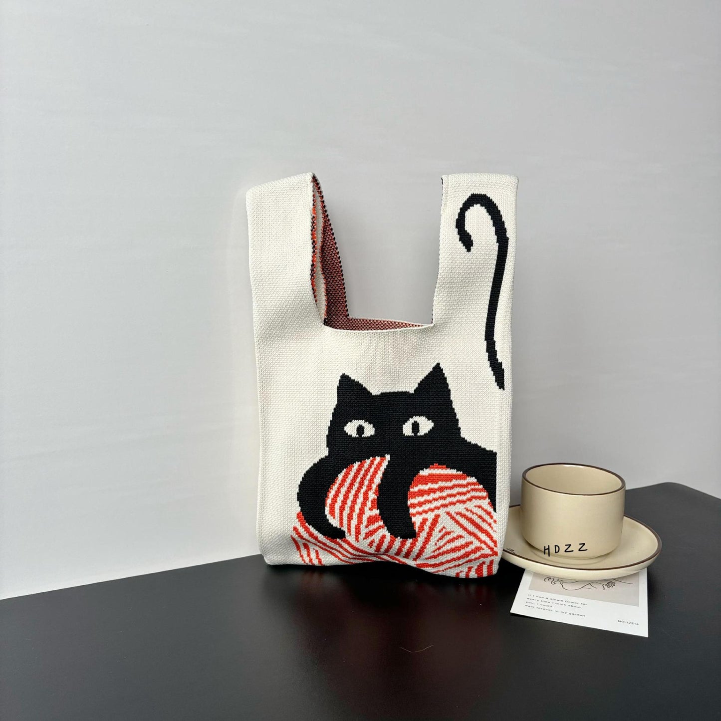 Cartoon Wrist Large Capacity Minority Hand Handbags