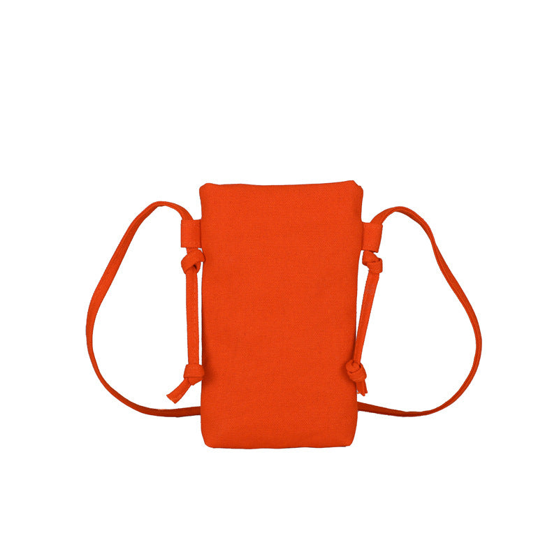 Female Mini Korean Style Canvas Cute Crossbody Bags