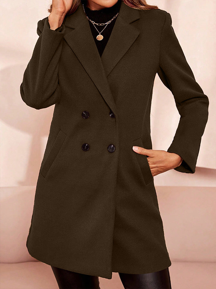 Women's Fashionable Autumn Street Style Hipster Collar Coats