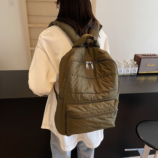 Cotton Jacket Fashionable Simple Large Capacity Backpacks