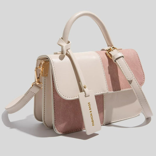 Women's Stitching Texture Design French Style Vintage Crossbody Bags