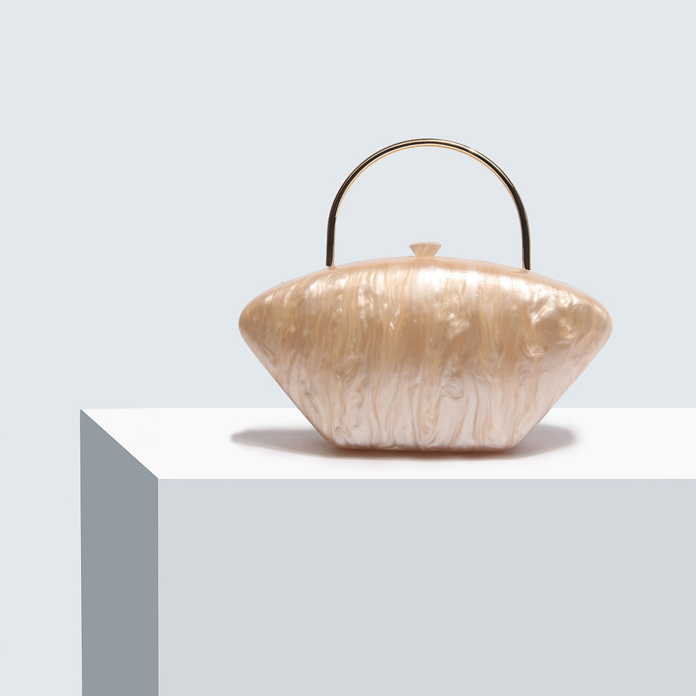 Women's Dinner Acrylic Pearl Cute Cheongsam Fashion Bags