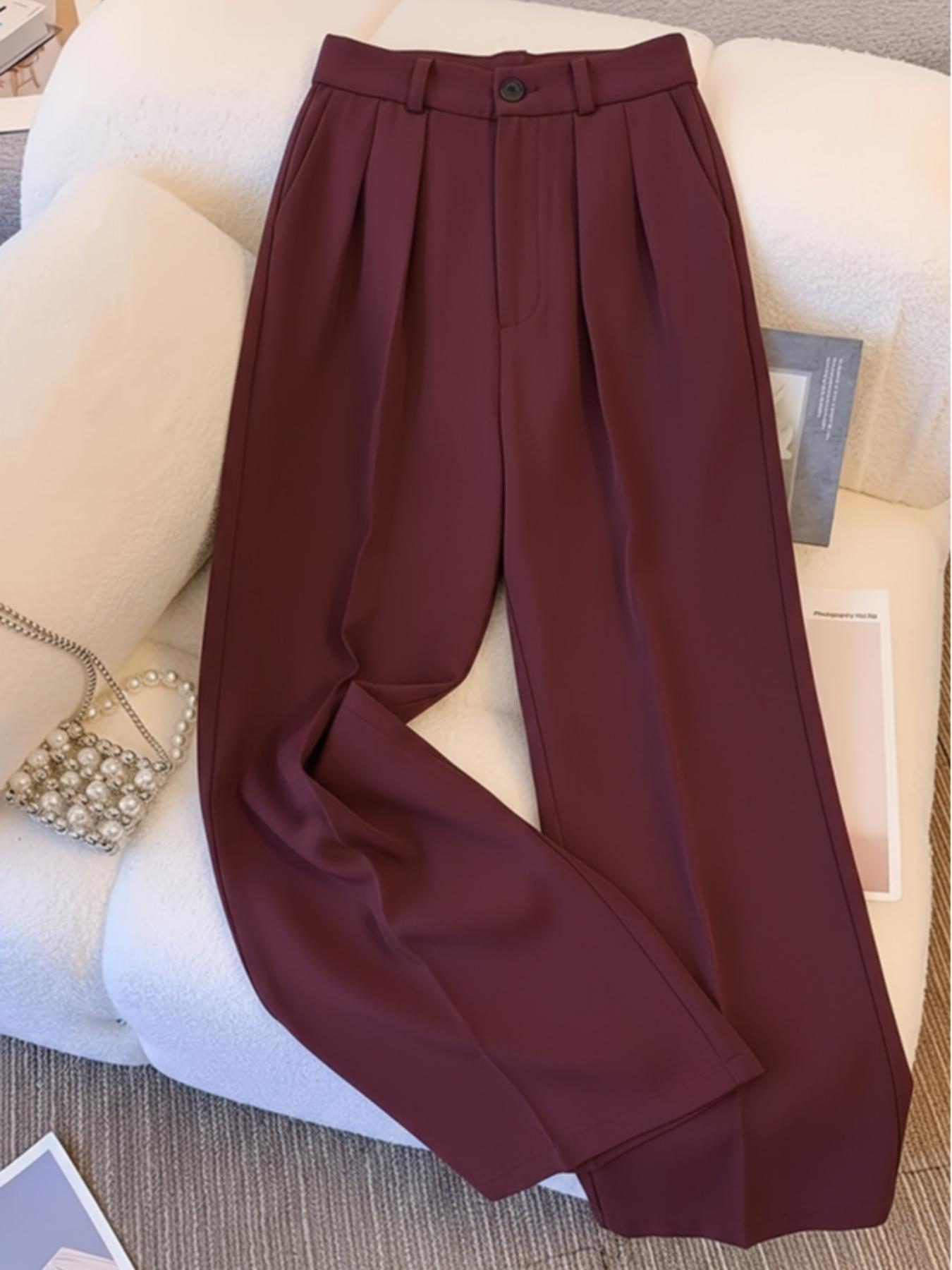 High Waist Wide Leg Casual Mopping Floor Pants