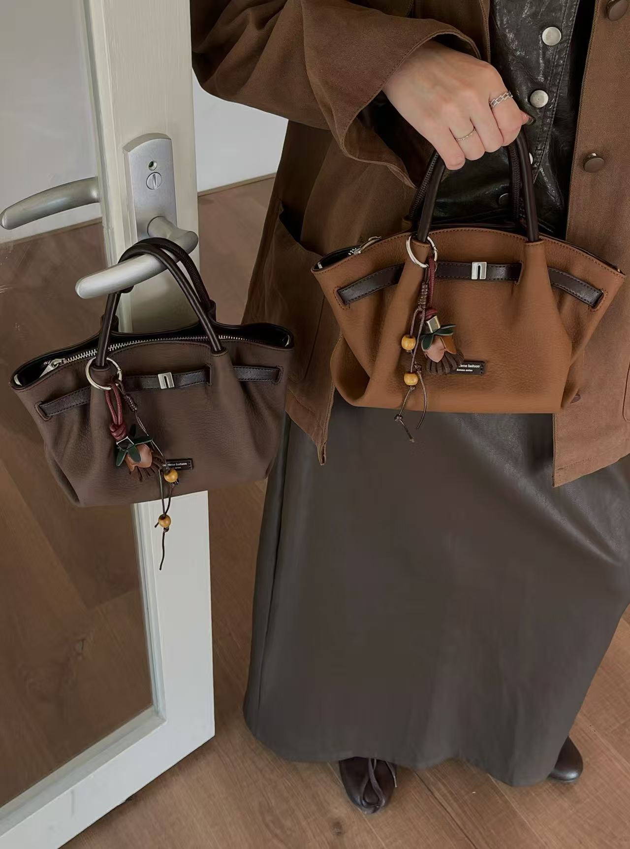 Glamorous Women's High-grade Fashionable Soft Leather Crossbody Bags