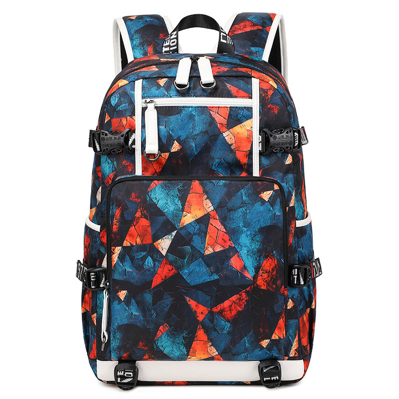 Male Junior High Large Capacity Fashion Middle School Students' Schoolbags