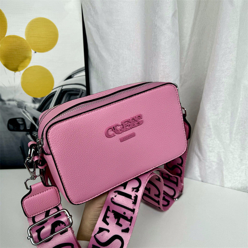Fashion Letter Wide Strap Versatile Spray Bags