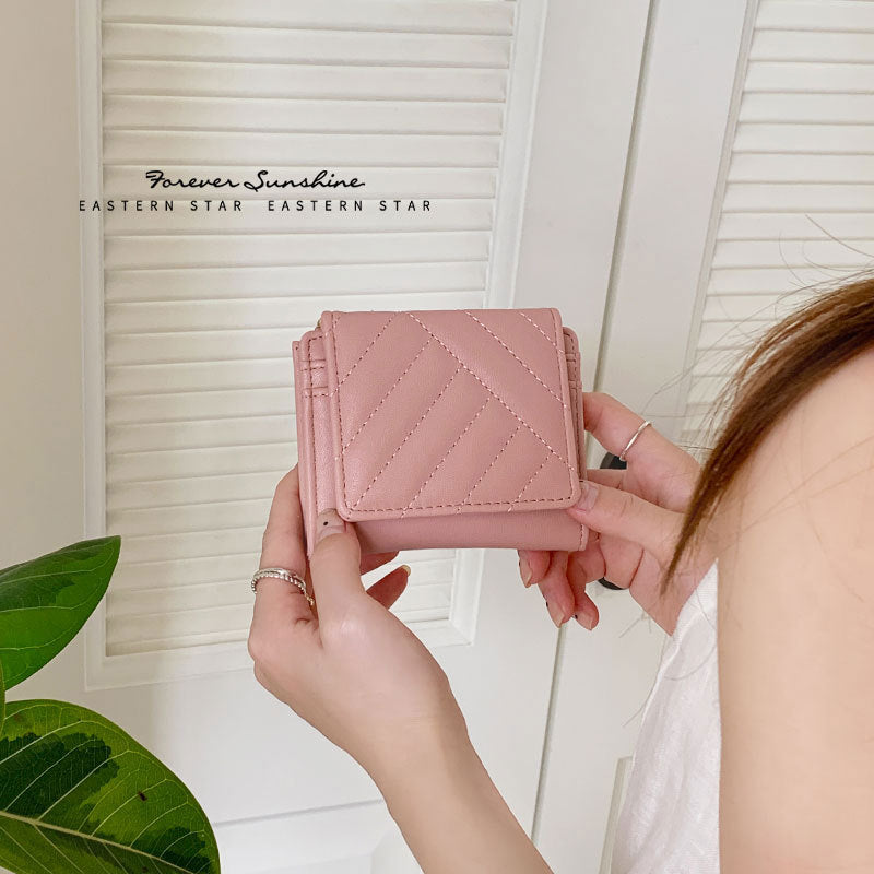 Women's Sense Large Capacity Simple Classic Style Ladies Wallets