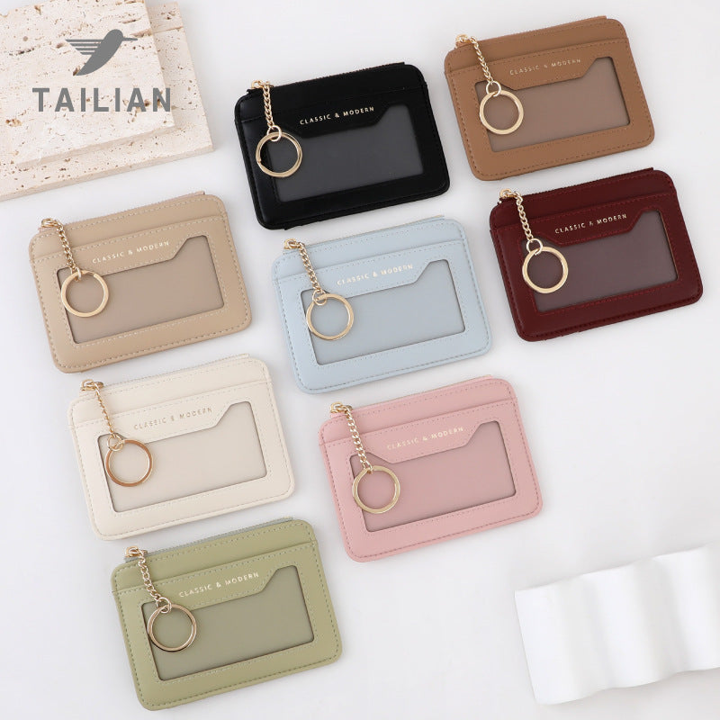 Korean Style Minimalist Thin Multiple Slots Card Holder