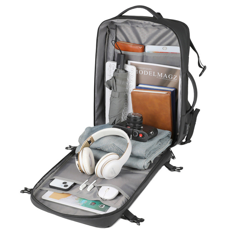 Capacity Computer Shoe Warehouse Charging Waterproof Business Backpacks
