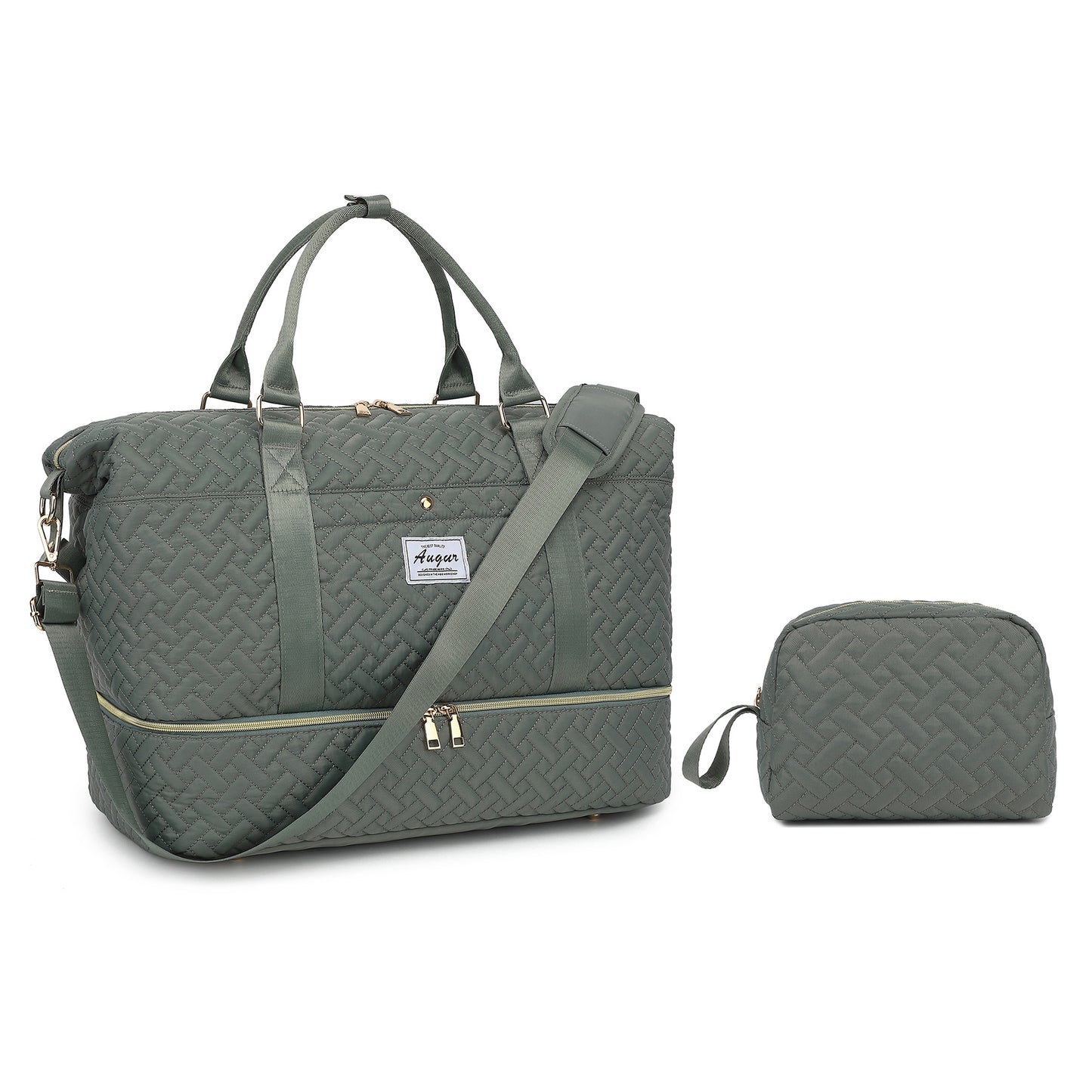 Women's & Men's Hair Fashion Embroidery Thread Rhombus Dry Travel Bags