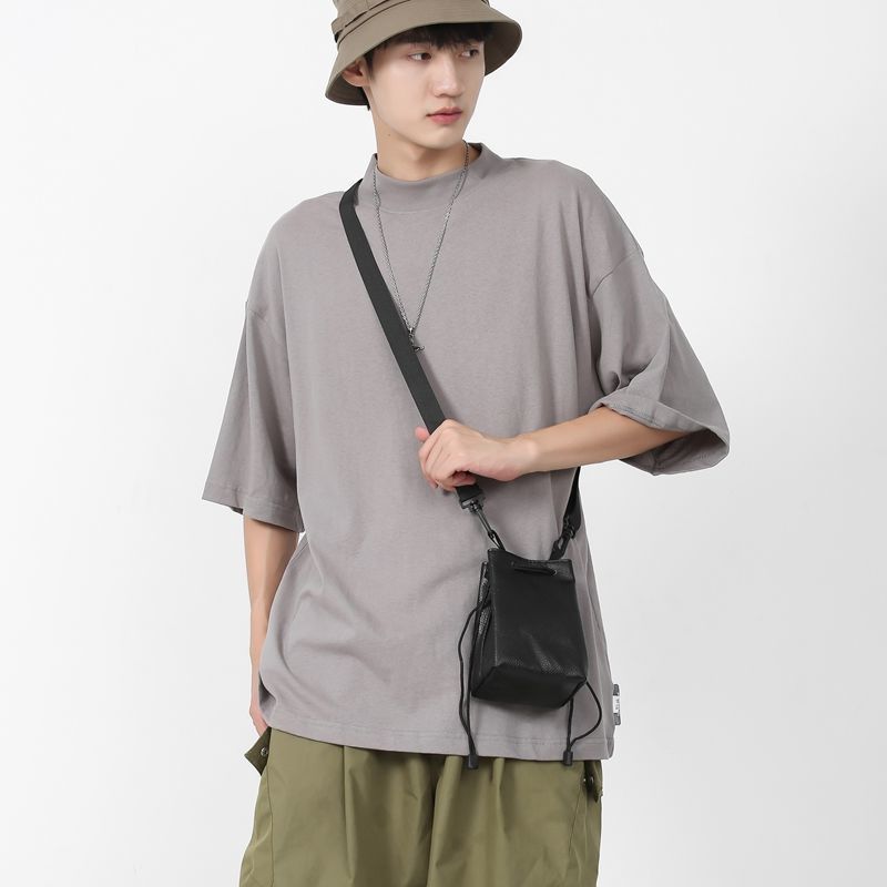 Men's Elegant Pannier Mini Earphone Cell Men's Messenger Bags