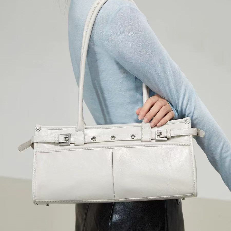 Women's Underarm Retro Fashion Commuter Niche Portable Large Shoulder Bags