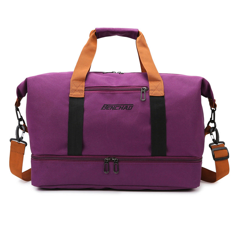 Boarding Contrast Color Retro Yoga Mat Travel Bags