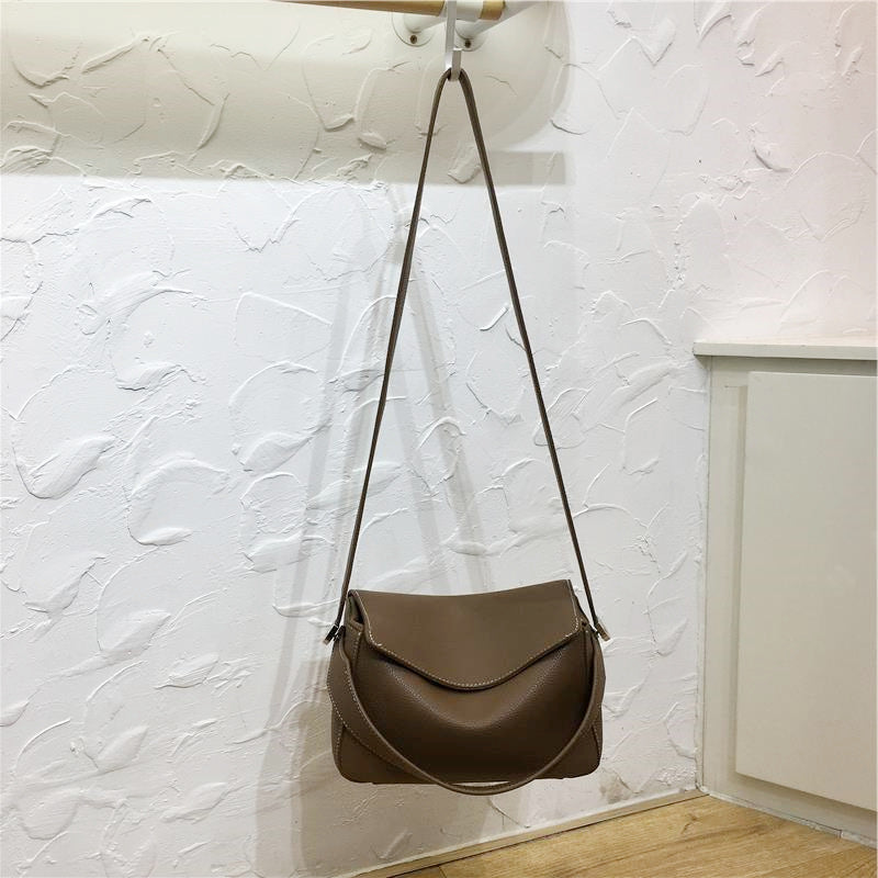 Women's Homemade Niche Retro Flip Pillow Bags