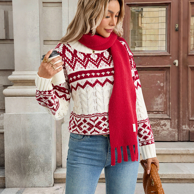 Women's Christmas Nordic Retro Style Thermal For Sweaters