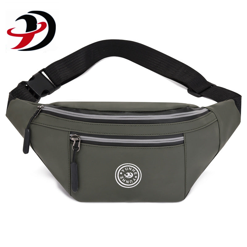 Men's Printed Versatile Slanted Large Capacity Cell Men's Waist Packs