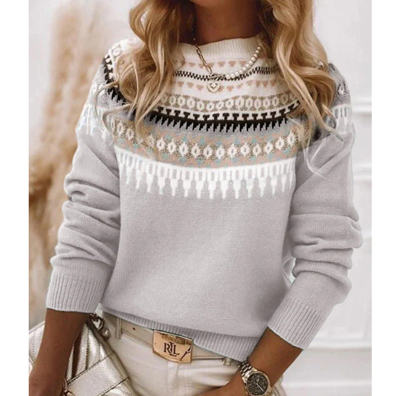 Women's Beautiful Pullover Loose Multicolor Fashionable Sweaters