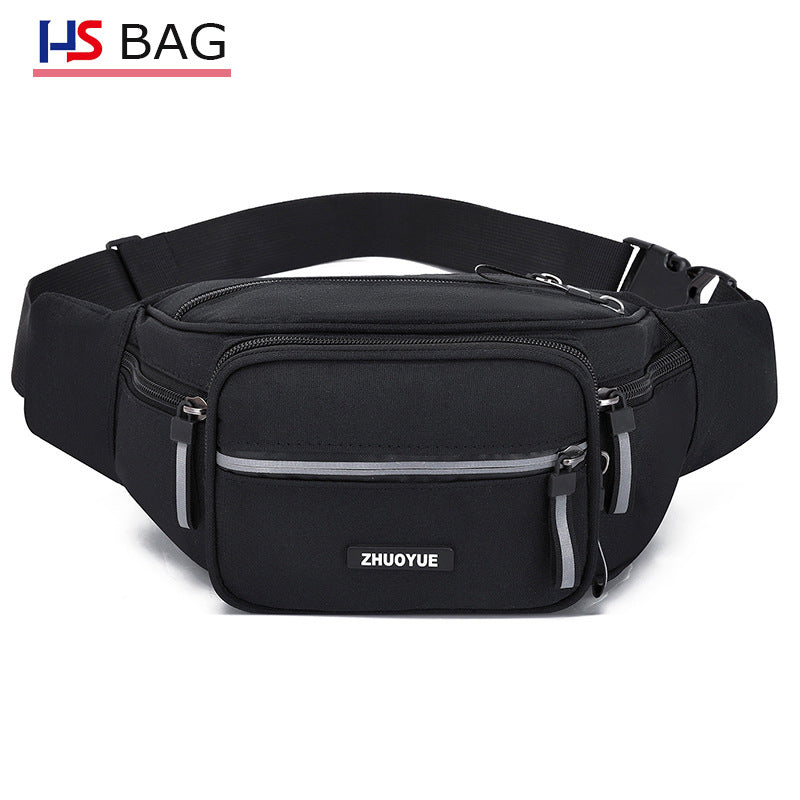 Korean Style Waterproof Oxford Cloth Stall Supermarket Large Men's Waist Packs
