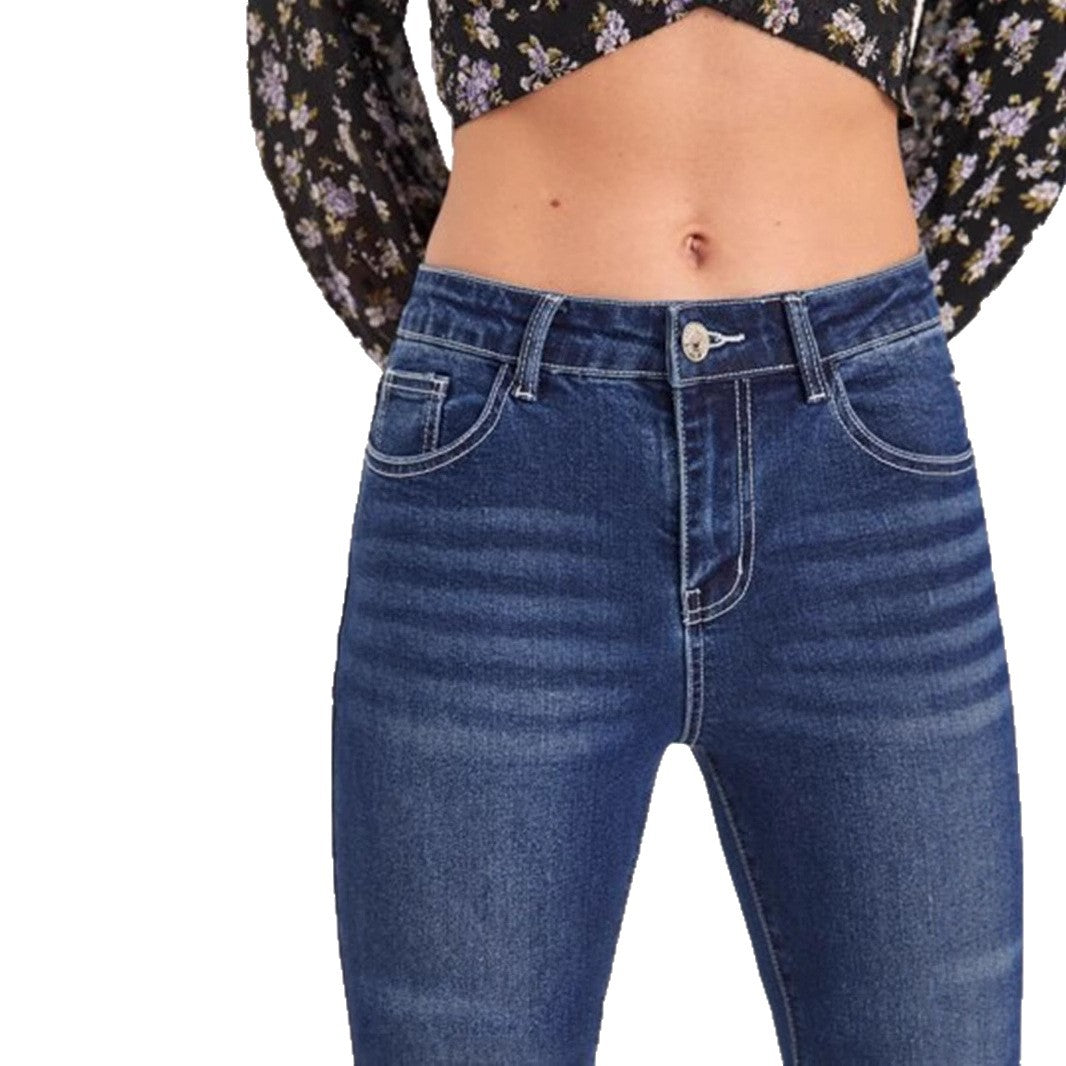 Women's Spring Stretch Low Waist Big Flared Women's Jeans