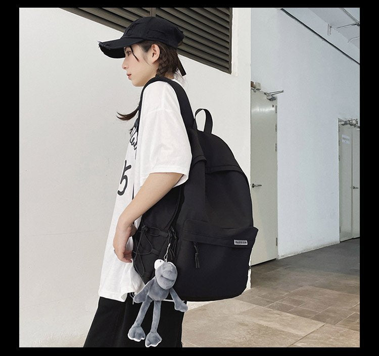 Men's Simplicity Large Capacity Female Junior High Backpacks