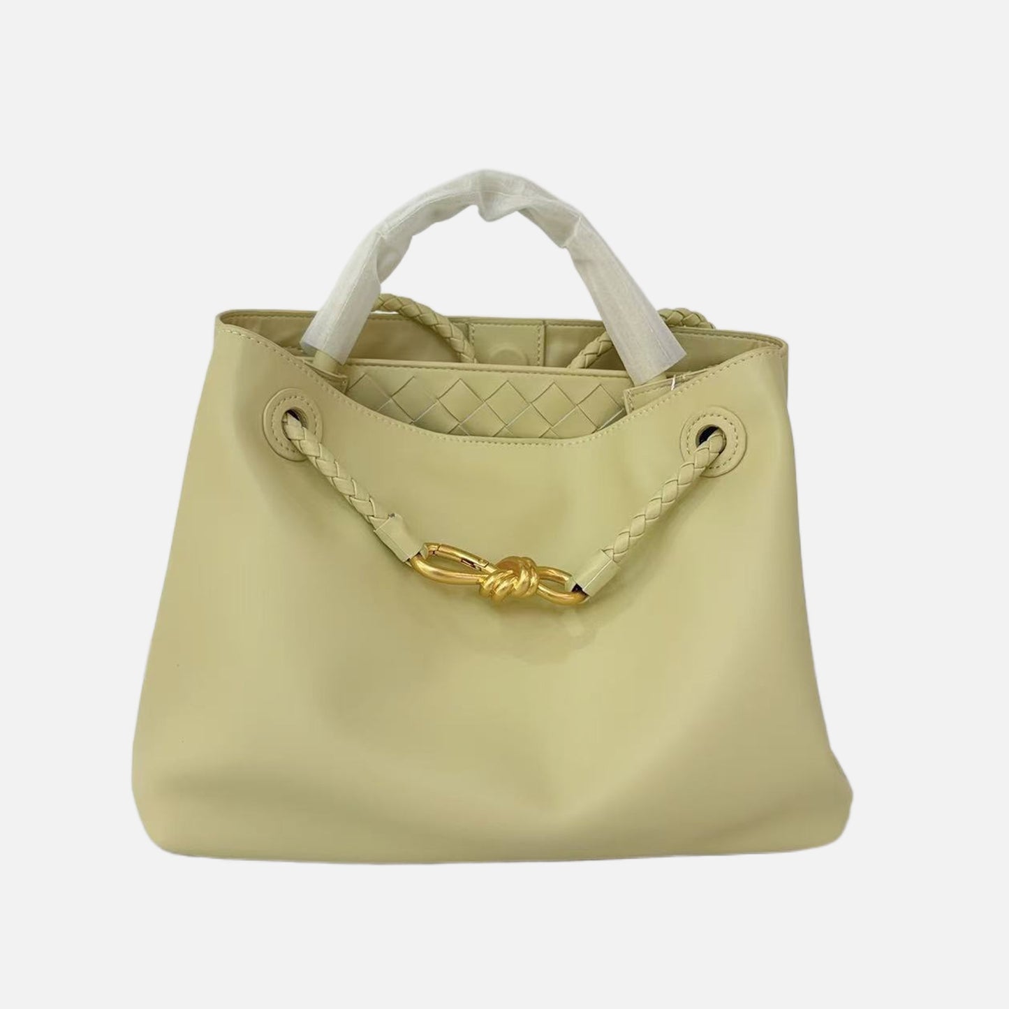 Metal Cord Fastener High Quality Genuine Shoulder Bags