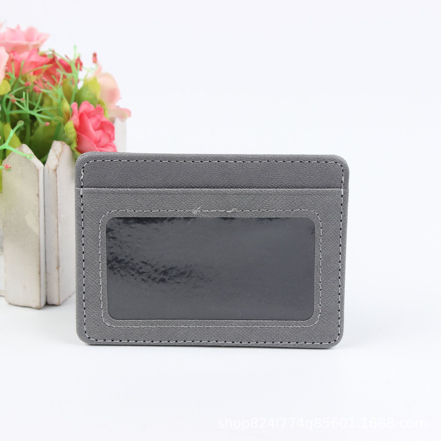Versatile Leather Change Credit Mini Lightweight Card Holder