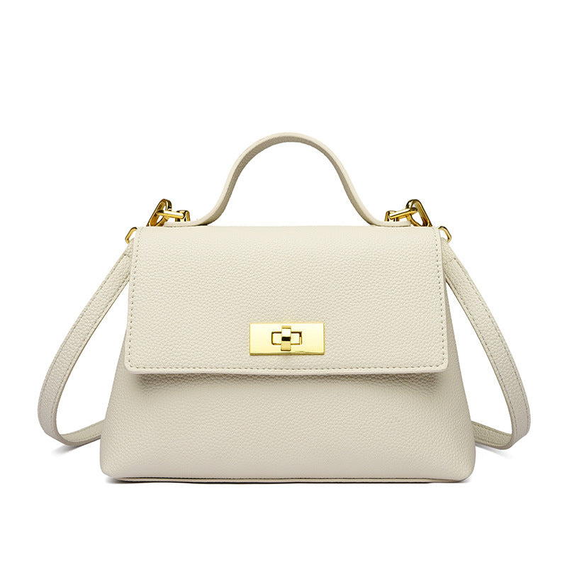 Women's Fashion Genuine Leather Pattern Portable Small Square Bags