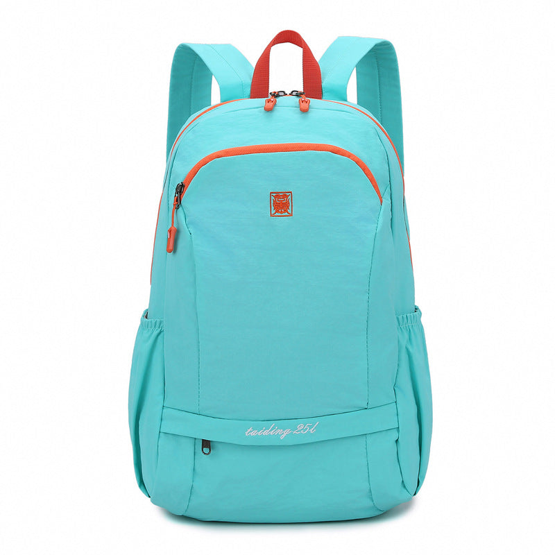 Fashion Trend Foldable Waterproof Couple Model Middle School Students' Schoolbags