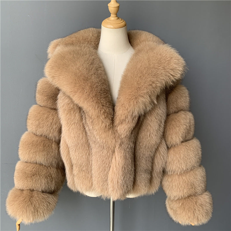 Women's Comfortable Imitation Fur Overcoat Fashion Coats