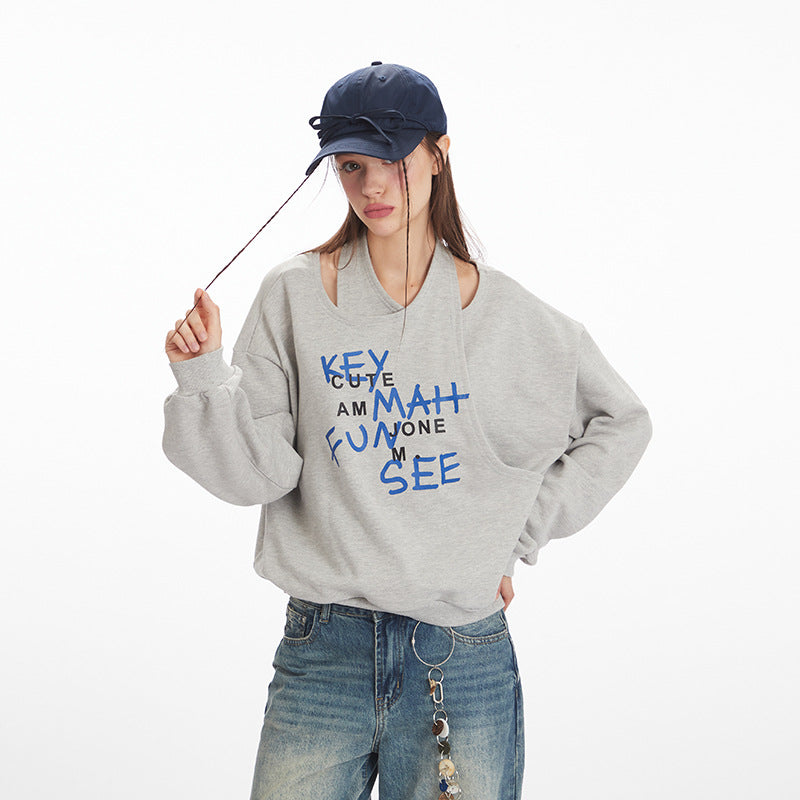 Women's Design Halter Autumn American Style Loose Sweaters