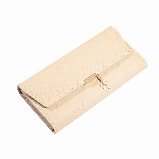 Women's Long Folding Fresh Design Large Capacity Ladies Wallets