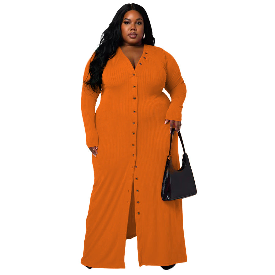 Women's Sexy Sunken Stripe Split Dress Dresses