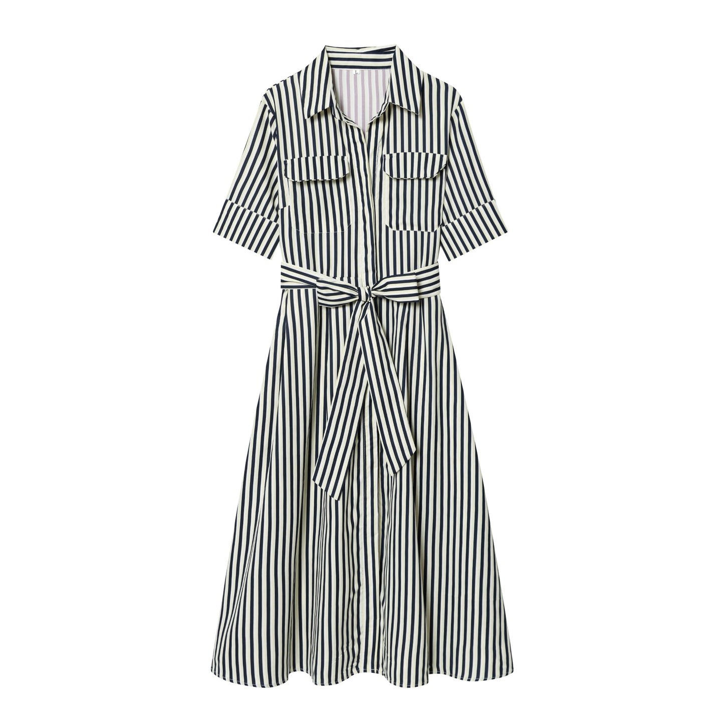 Women's Spring Lapel Single Breasted With Belt Clothing