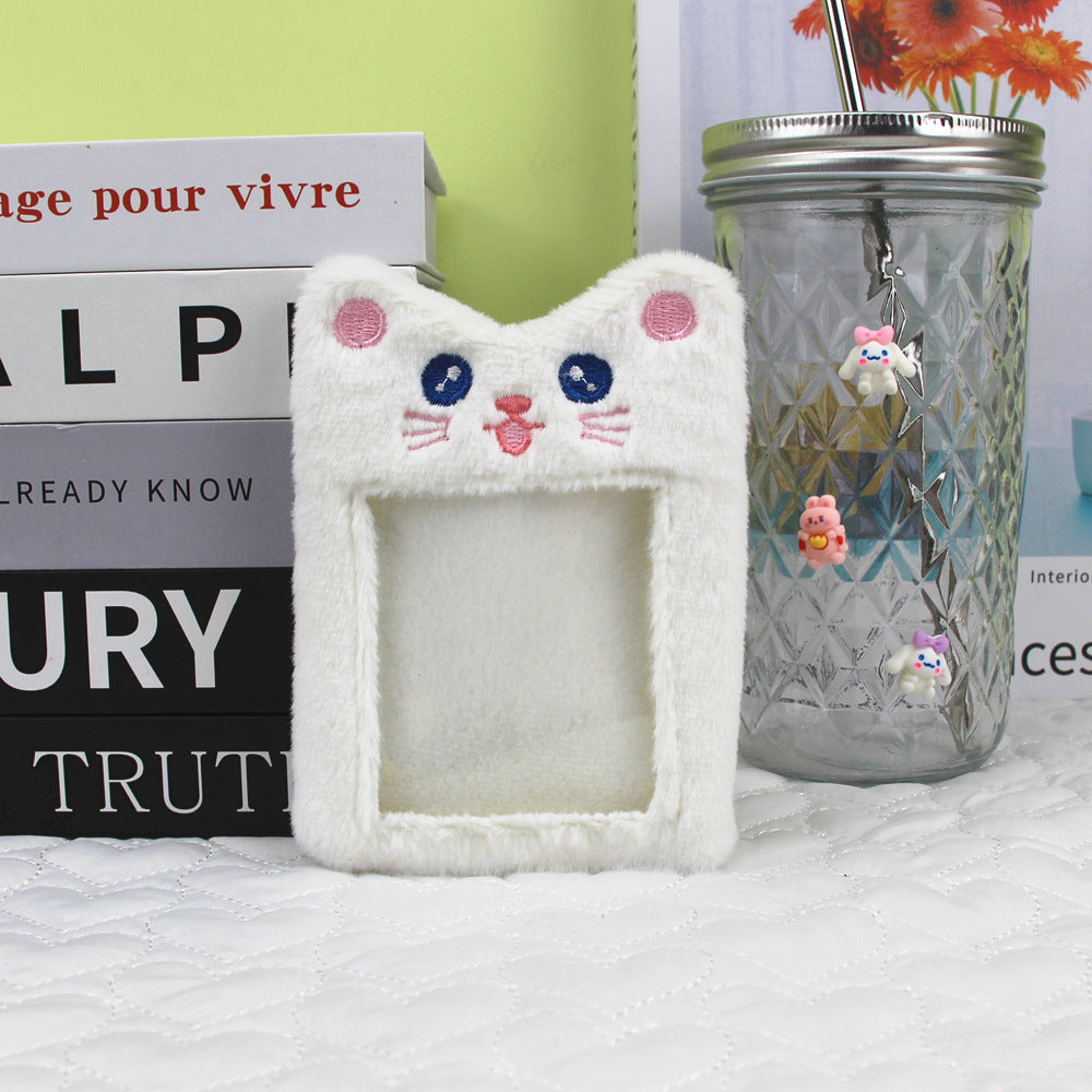 Plush Cute Goo Korean Pendant Polaroid Card Holder