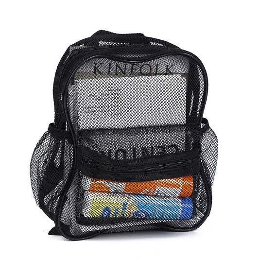 Children's High Mesh Transparent Simple Beach Certification Backpacks