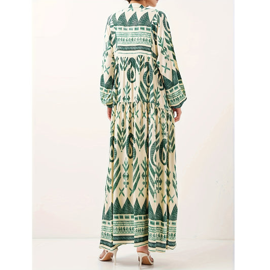 Women's Dignified Elegant Dress Soft Comfort Printing Dresses